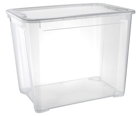 Купить контейнер для продуктов прямоуг. 70 л. 55,5*39*43,5 см. п/п кристалл  /1/5/