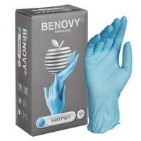 Купить перчатки одноразовые нитриловые m неопудр. голубые 100 шт/уп. /1/100/10000/