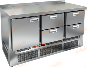 Холодильный стол низкотемпературный HICOLD GNE 122/BT
