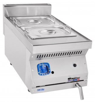 Мармит газовый ГМК-40Н, 401х827х474 мм, 2хGN-1/2, 700 серия, 401х827х474 мм, пьезорозжиг, г