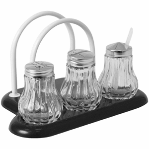 Набор д/специй из 3-х +салфетница (129-3)